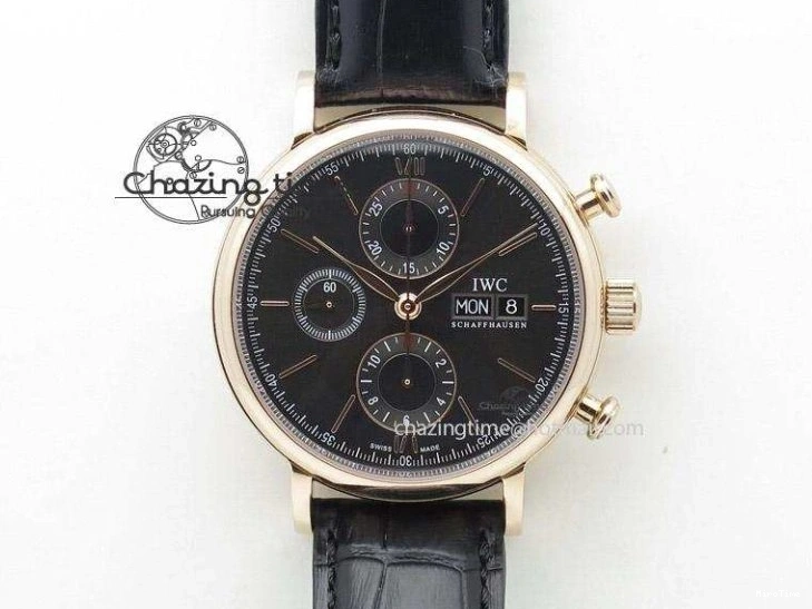 MIROTIME 1220 HighQuality Pilot Chrono 377714 “Le Petit Prince” ZF Best Edition Blue Dial On Brown Leather Strap A 7309